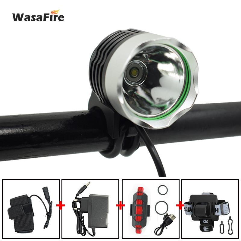 8000 Lumen T6 LED Bicycle Front Light Headlamp Cycling Headlight with Battery Pack + Charger + Headband Bike Rear Tail Lights
8000 Lumen T6 LED Bicycle Front Light Headlamp Cycling Headlight with Battery Pack + Charger + Headband Bike Rear Tail Lights
