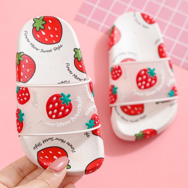 Girls Indoor Slippers Kids Non-Slip House Shoes Boys Cartoon Slippers Summer Beach Flip Flops Children Swimming Shoes Zapatillas1, Strawberry 
Girls Indoor Slippers Kids Non-Slip House Shoes Boys Cartoon Slippers Summer Beach Flip Flops Children Swimming Shoes Zapatillas1, Strawberry