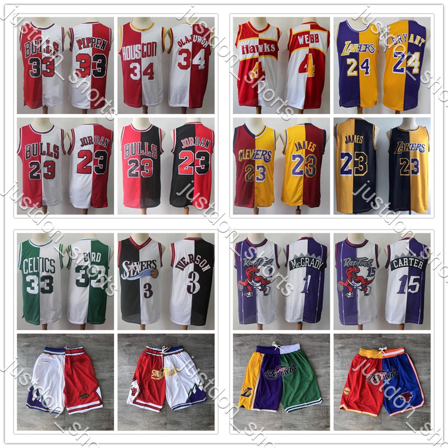 Mens Throwback Basketball Jerseys FMVP 23 James 1 McGrady 15 Carter 33 Pippen 23 Michael 33 Bird 4 Webb Basketball Shorts Size S-XXL, Like pics
Mens Throwback Basketball Jerseys FMVP 23 James 1 McGrady 15 Carter 33 Pippen 23 Michael 33 Bird 4 Webb Basketball Shorts Size S-XXL, Like pics