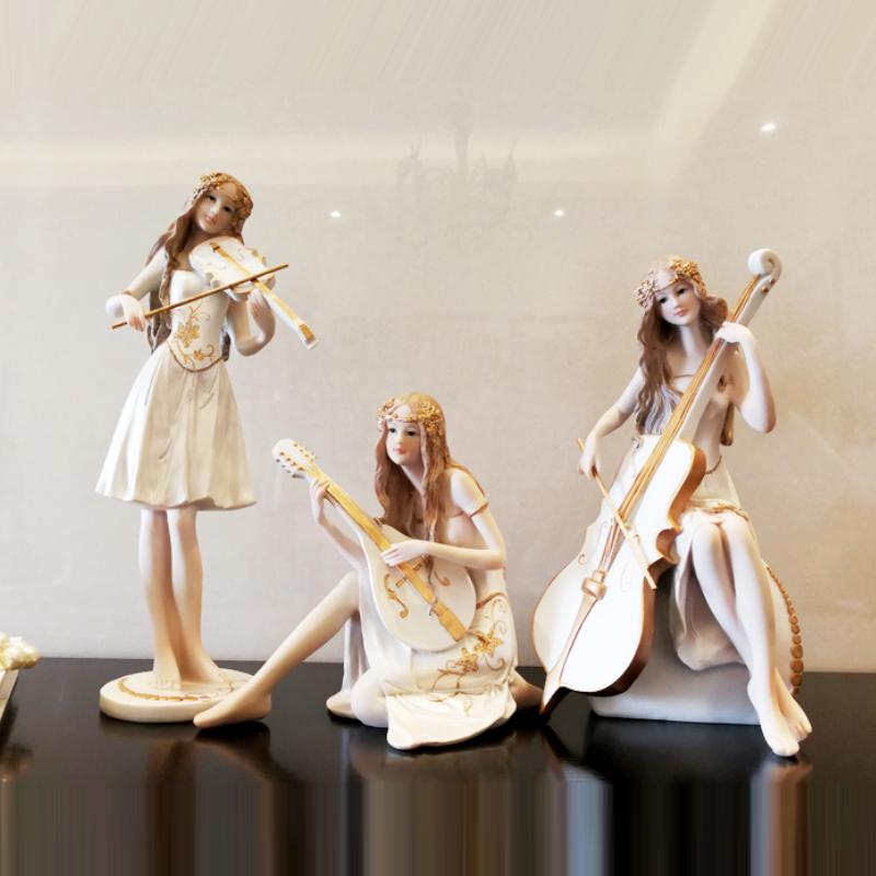 European music beauty figurines resin Arts and Crafts Kawai Human sculpture miniature wedding gift home decoration accessories
European music beauty figurines resin Arts and Crafts Kawai Human sculpture miniature wedding gift home decoration accessories