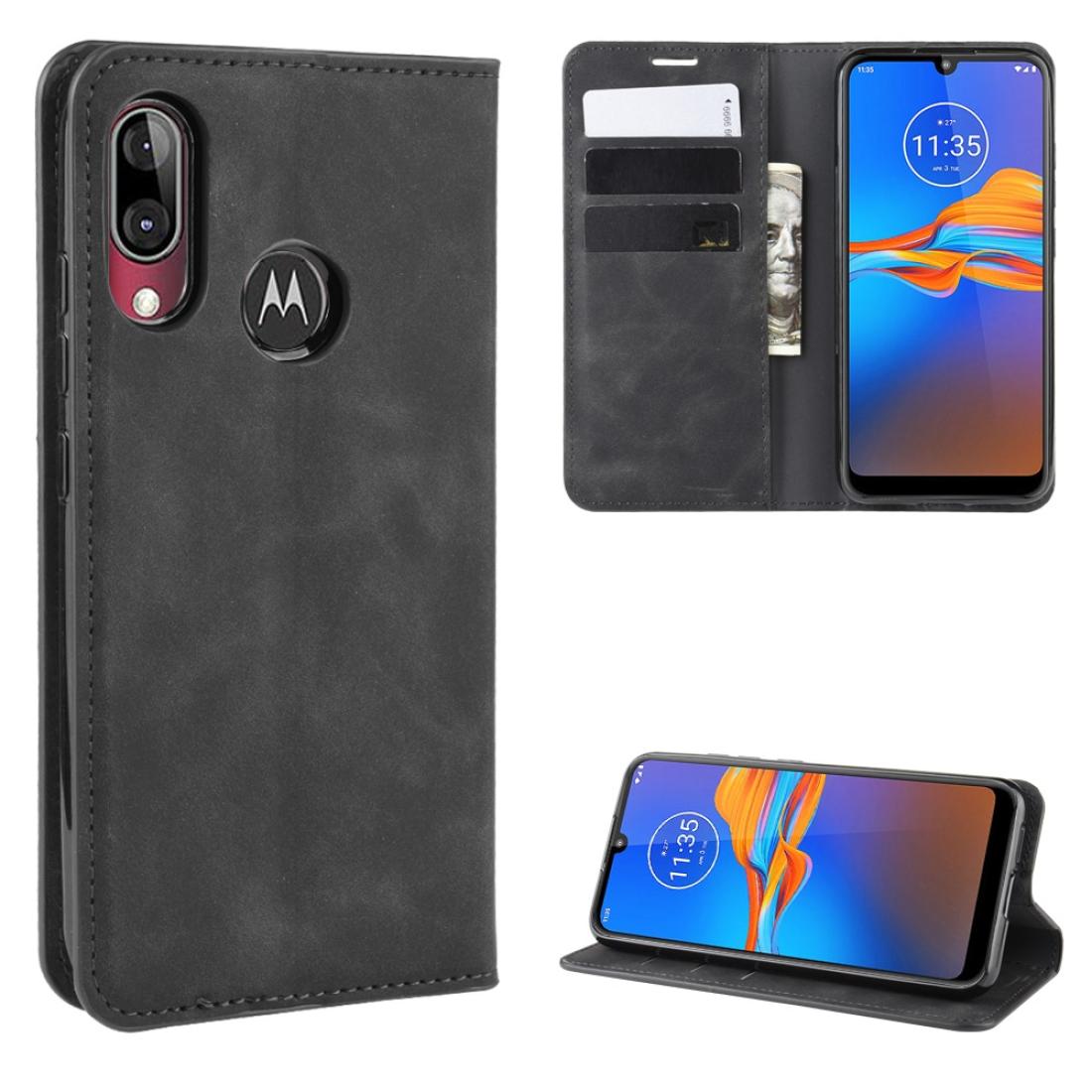 For Motorola Moto E6 Plus Retro-skin Business Magnetic Suction Leather Case with Purse-Bracket-Chuck
For Motorola Moto E6 Plus Retro-skin Business Magnetic Suction Leather Case with Purse-Bracket-Chuck