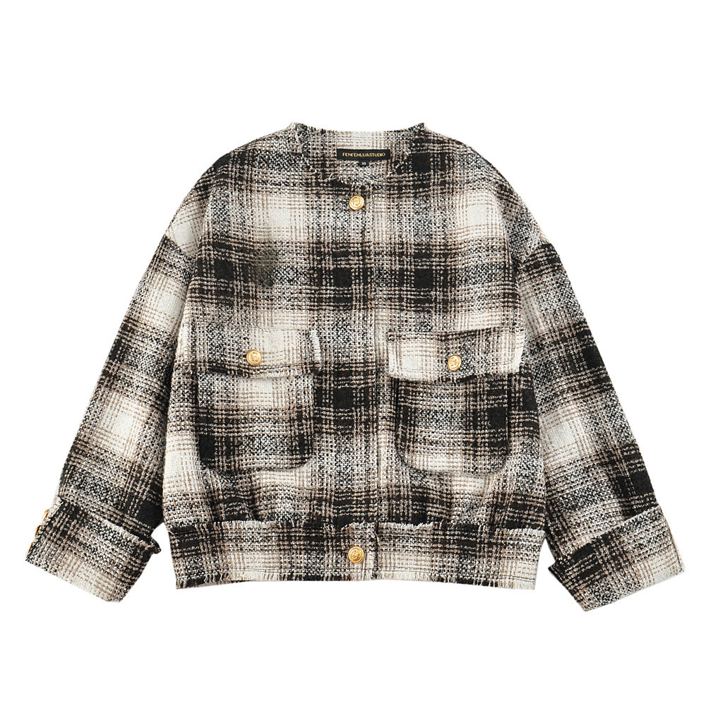 Plaid Oversize Casual Women Suits Turn Down Collar Long Sleeve Outwear Autumn Shirt Jacket Coat Suit Top, Black white
Plaid Oversize Casual Women Suits Turn Down Collar Long Sleeve Outwear Autumn Shirt Jacket Coat Suit Top, Black white