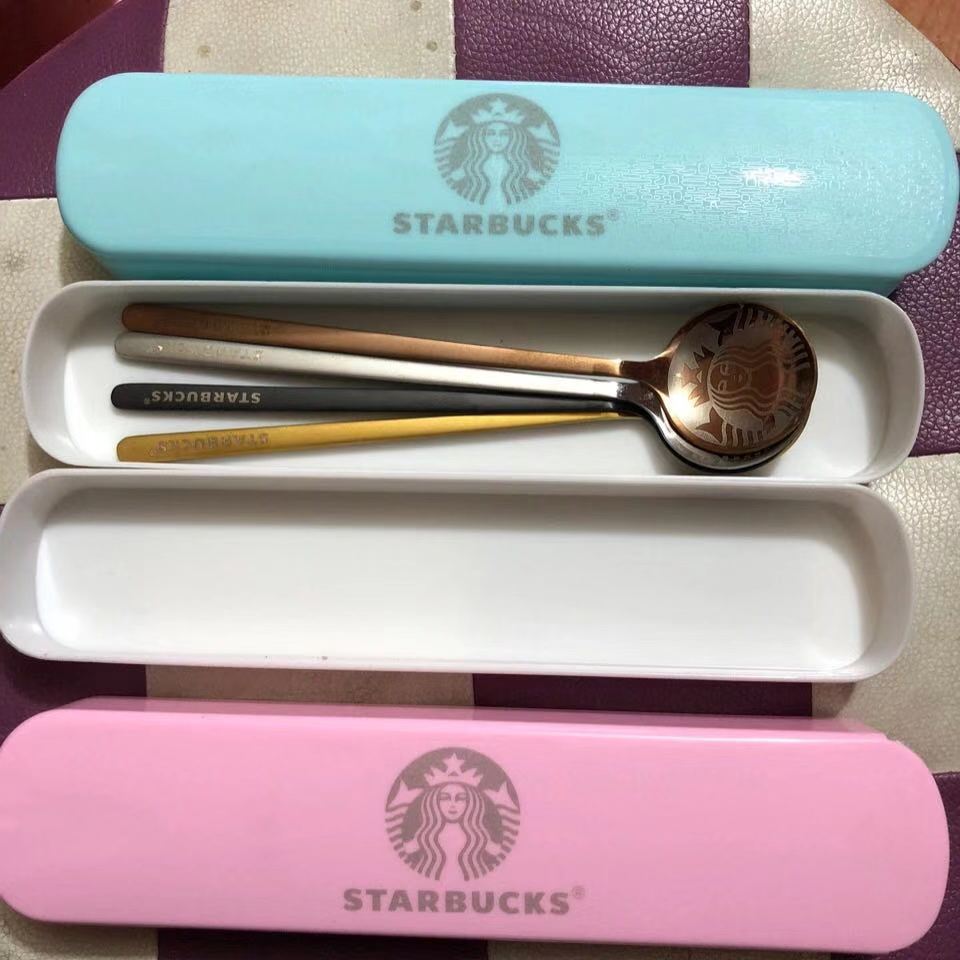 4pcs Set Starbucks Stainless Steel Coffee Milk Spoons with Package Box Small Round Dessert Mixing Fruit Spoon Factory Supply
4pcs Set Starbucks Stainless Steel Coffee Milk Spoons with Package Box Small Round Dessert Mixing Fruit Spoon Factory Supply
