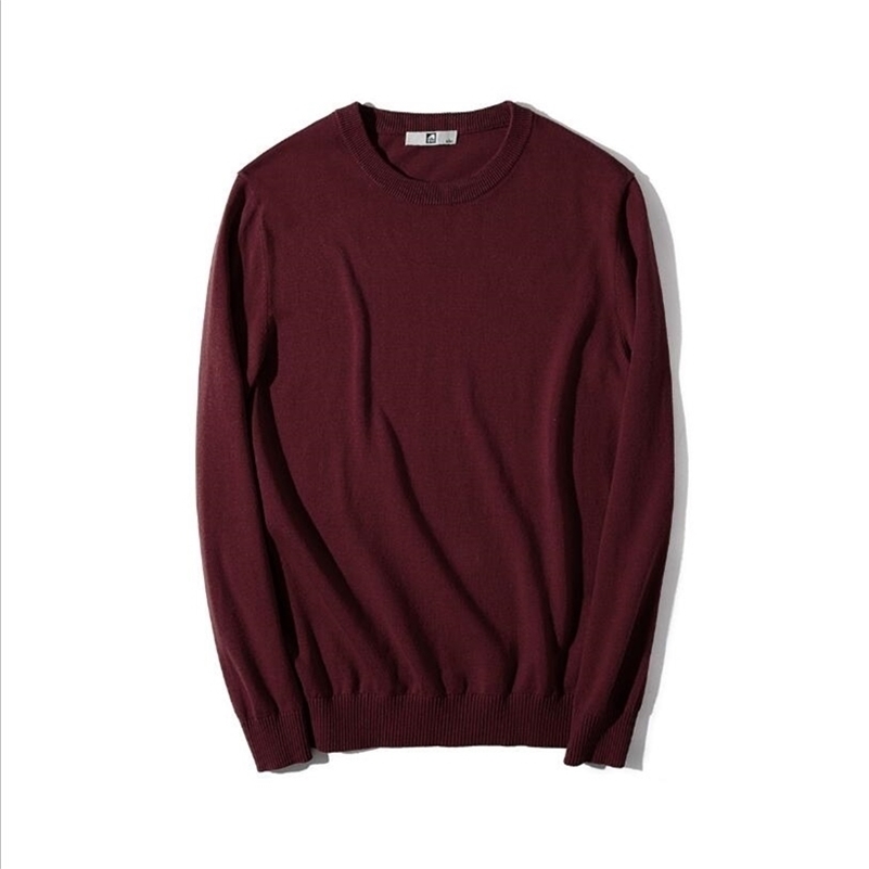 New Spring Autumn Men's Cotton sweater Men's Solid Color Casual sweater Men's Slim Fit Knitted Pullovers Clothes 201202, Gray 
New Spring Autumn Men's Cotton sweater Men's Solid Color Casual sweater Men's Slim Fit Knitted Pullovers Clothes 201202, Gray