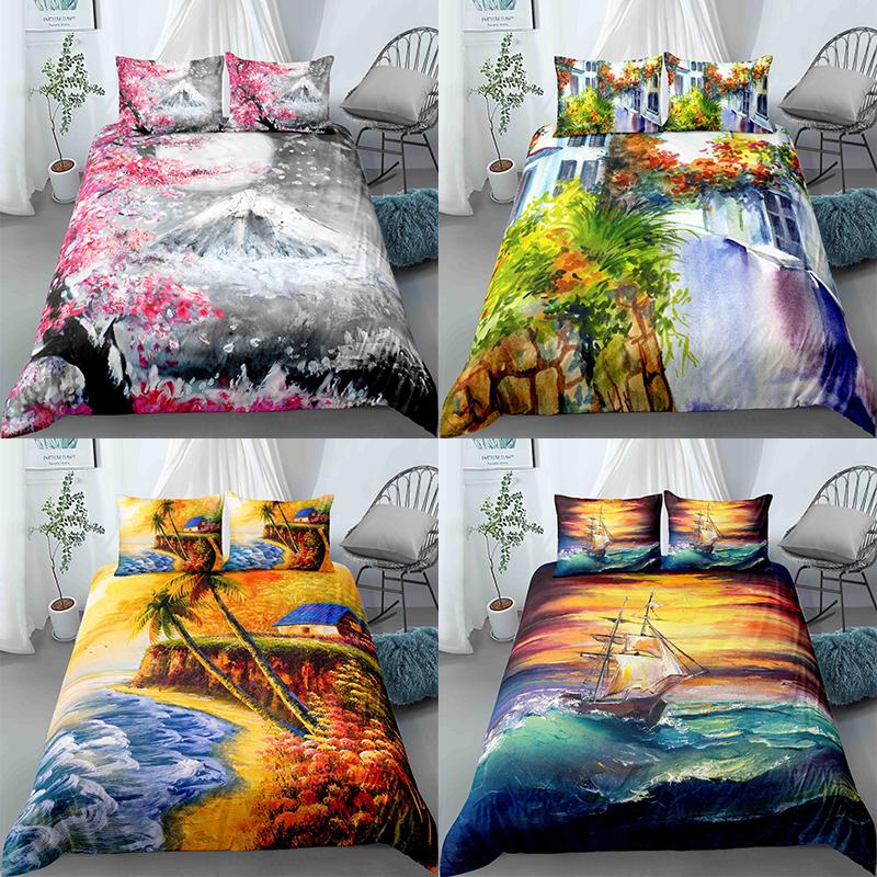 2/3pcsOil Painting Landscape Duvet Cover with Pillowcase Bed Quilt Covers Santa Claus Pattern Home Textile Bedding Set, 3370
2/3pcsOil Painting Landscape Duvet Cover with Pillowcase Bed Quilt Covers Santa Claus Pattern Home Textile Bedding Set, 3370