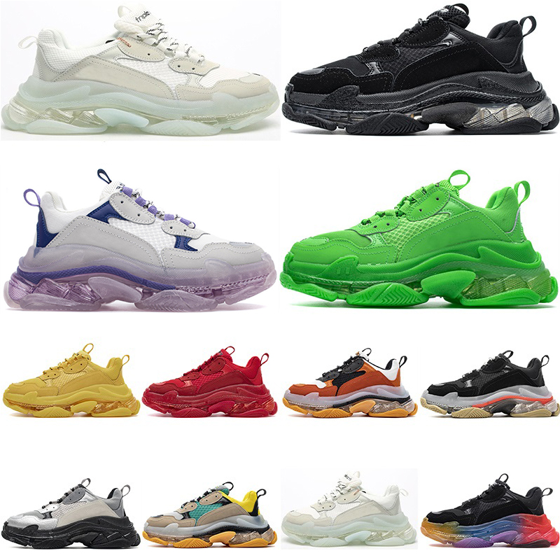 Man S Triple S Designer Shoes Casual Sneakers Platform Clear Bottoms Mens Womens Trainers Fashion Chunky Thick Sole Designers Shoe Boots Woman 17fw, 10
Man S Triple S Designer Shoes Casual Sneakers Platform Clear Bottoms Mens Womens Trainers Fashion Chunky Thick Sole Designers Shoe Boots Woman 17fw, 10