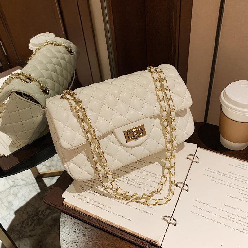 Lingge Chain Female Bag 2021 New Messenger Bag Wild Ins Single Shoulder Small Square, Black
Lingge Chain Female Bag 2021 New Messenger Bag Wild Ins Single Shoulder Small Square, Black