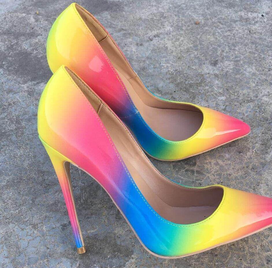 Freight 2020 Free Mode New Multi Patent Leather Poined Toe Stiletto High Heel Alta-salto Pump Alto Dressed Sapato Shoes 4tqu, 35
Freight 2020 Free Mode New Multi Patent Leather Poined Toe Stiletto High Heel Alta-salto Pump Alto Dressed Sapato Shoes 4tqu, 35