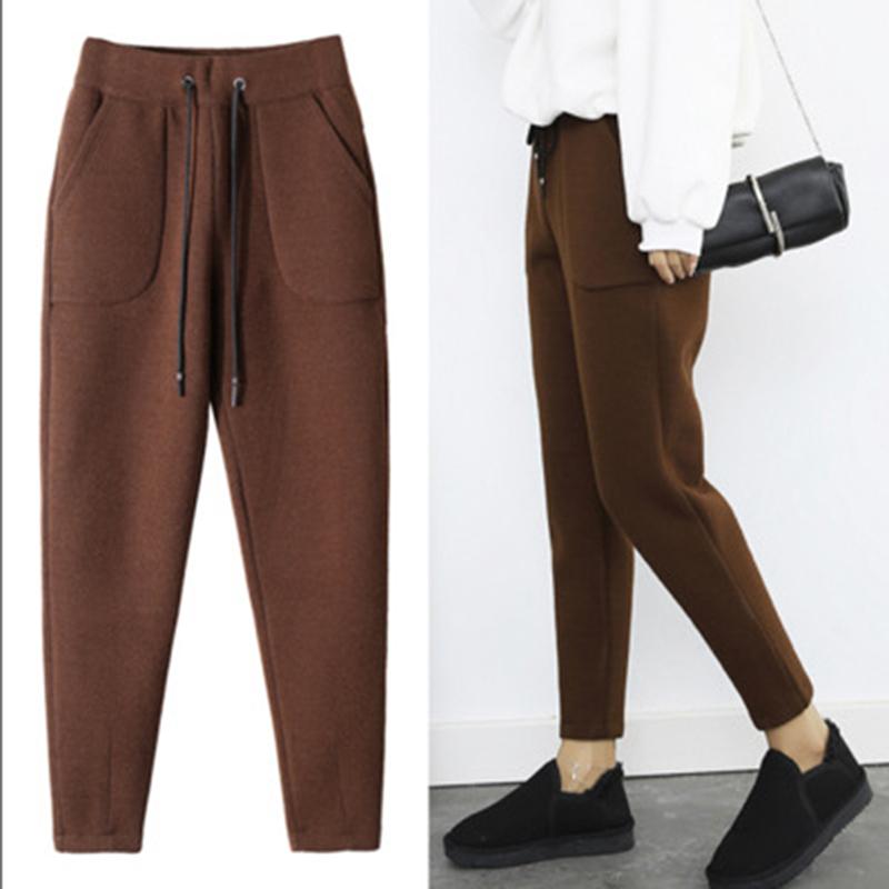 Thicken Women Pencil Pants 2020 Autumn Winter Plus Size Style Wool Female Work Suit Pant Loose Female Trousers Capris, Black
Thicken Women Pencil Pants 2020 Autumn Winter Plus Size Style Wool Female Work Suit Pant Loose Female Trousers Capris, Black