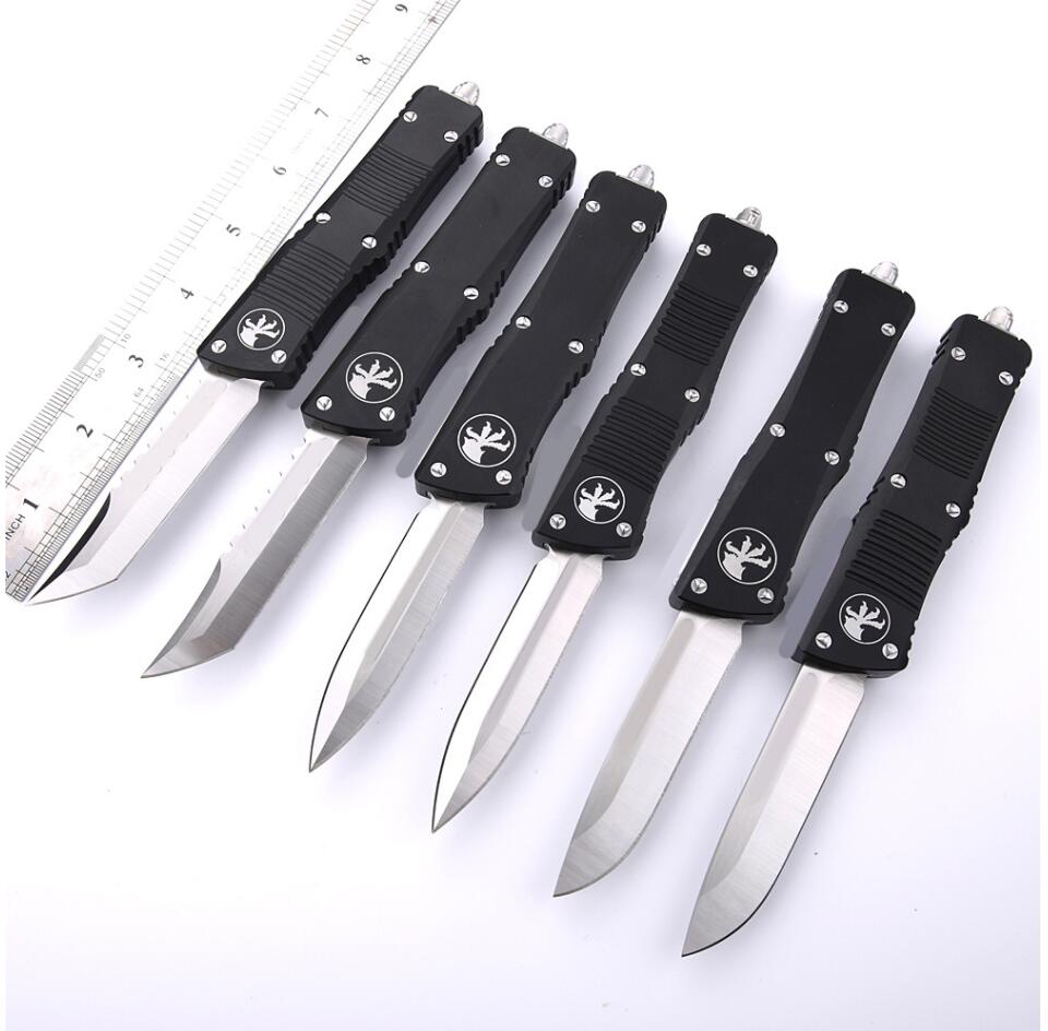 Micro technology A14 vg10 steel CNC broken tooth dragon Automatic knife outdoor t6061 aviation aluminum handle camping EDC tool UT85 UT87
Micro technology A14 vg10 steel CNC broken tooth dragon Automatic knife outdoor t6061 aviation aluminum handle camping EDC tool UT85 UT87