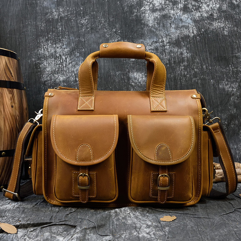 Maheu doctor wallet men of genuine leather lawyer documents 136 "portable messenger shoulder brief attache case, Yellow brown.
Maheu doctor wallet men of genuine leather lawyer documents 136 "portable messenger shoulder brief attache case, Yellow brown.