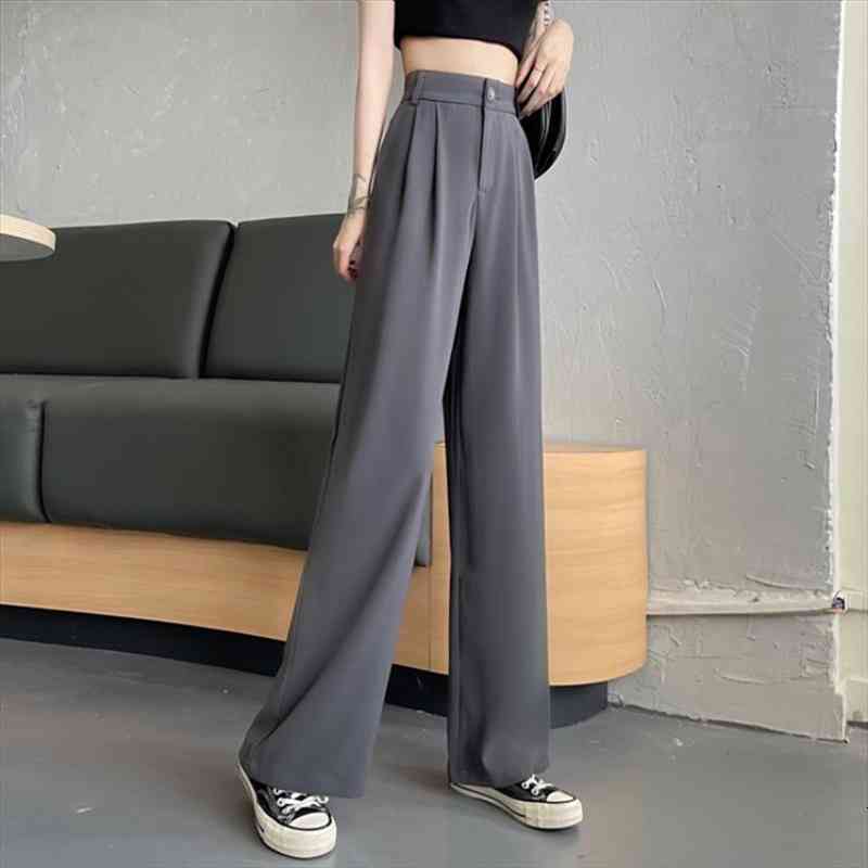 Wide Leg Pants Women Pants High Waist For Women Summer White Trousers Female Wide High Leg Casual Loose, Black;white
Wide Leg Pants Women Pants High Waist For Women Summer White Trousers Female Wide High Leg Casual Loose, Black;white