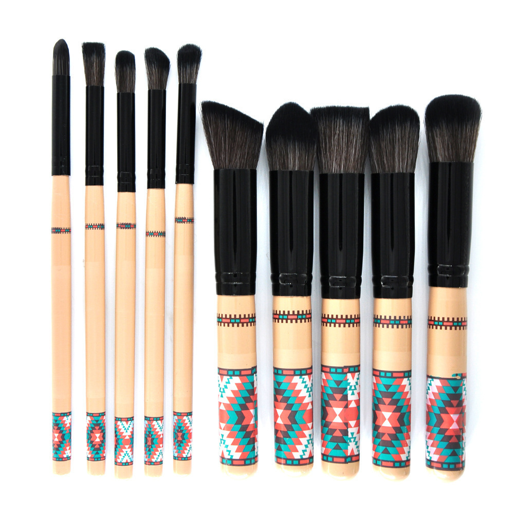 10PCS Makeup Brushes Set Bohemian Style Foundation Blending Powder Brush Eyeshadow Contour Concealer Blushes Cosmetic Makeup Tool
10PCS Makeup Brushes Set Bohemian Style Foundation Blending Powder Brush Eyeshadow Contour Concealer Blushes Cosmetic Makeup Tool