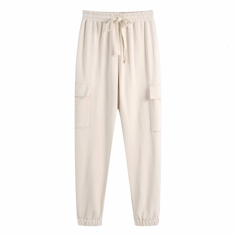 2021 New Causal Women Solid Cargon Pants Fashion Ladies Elastic High Waist Long Pant Streetwear Female Chic Pocket Sport Trousers C1c0, Beige
2021 New Causal Women Solid Cargon Pants Fashion Ladies Elastic High Waist Long Pant Streetwear Female Chic Pocket Sport Trousers C1c0, Beige