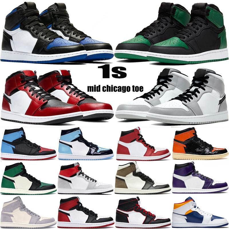 2021 New Mens Basketball Shoes 1 High OG Mid Royal Blue 1s Top Black Metallic Gold UNC Men Women Retroes Sports Sneakers Trainers, 27
2021 New Mens Basketball Shoes 1 High OG Mid Royal Blue 1s Top Black Metallic Gold UNC Men Women Retroes Sports Sneakers Trainers, 27