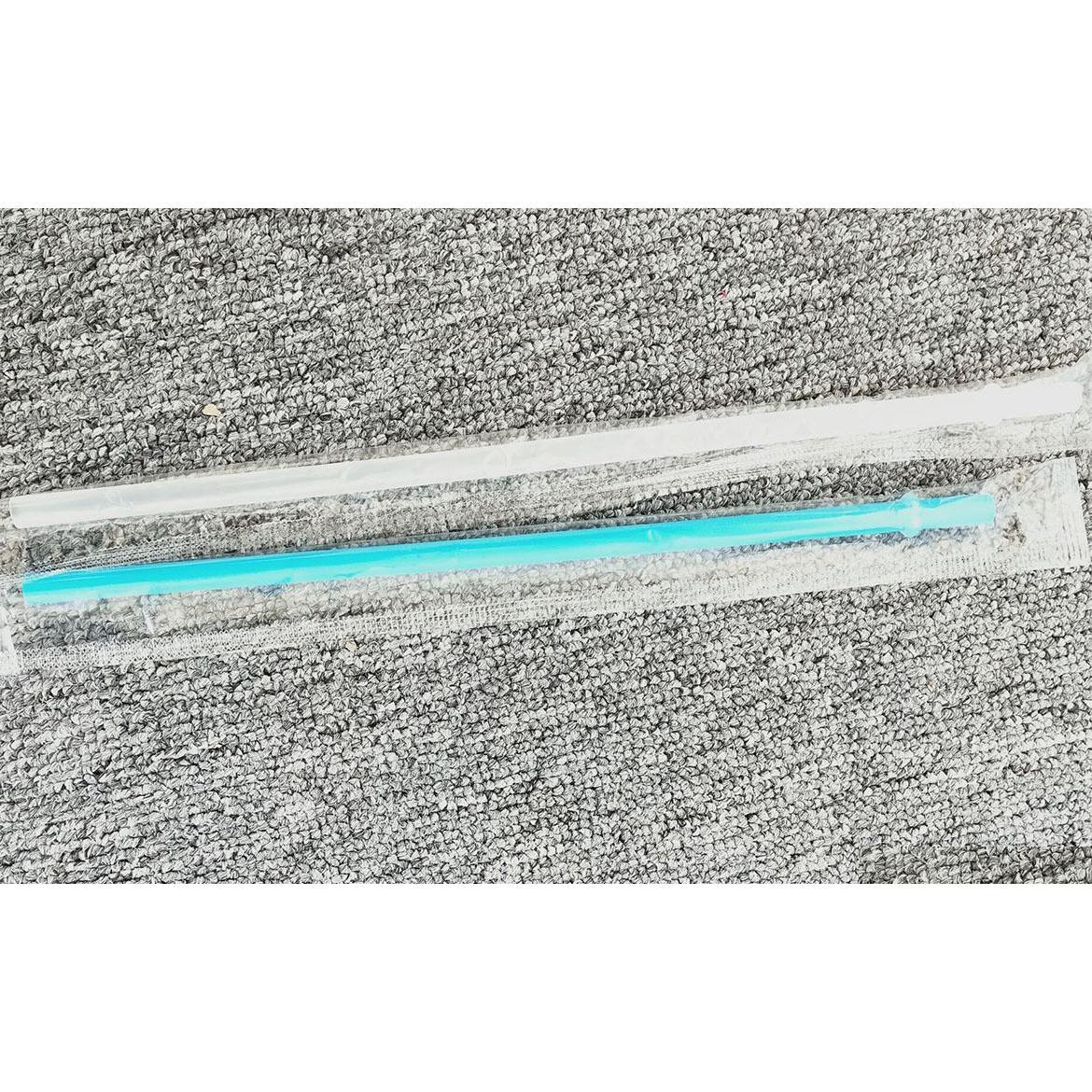 Individually Packaged Plastic Transparent Straw 105In Reusable Plastic Straw Green Pp Drink Straw 7Folc1290669
