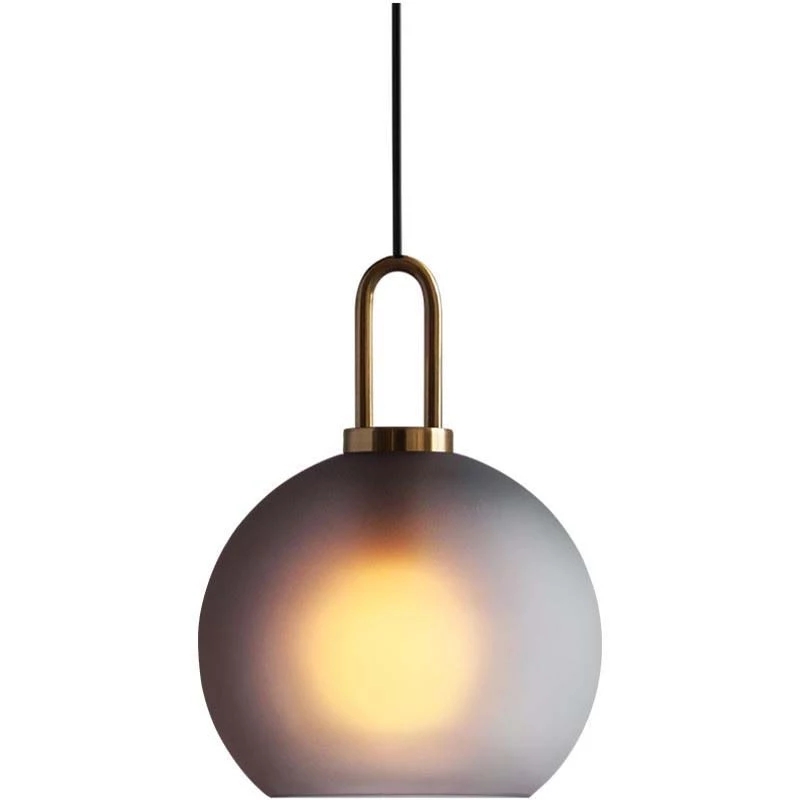Nordic modern simple glass ball LED E27 lamp pendant lights interior lighting lamps restaurant bedroom stair decoration hanging light