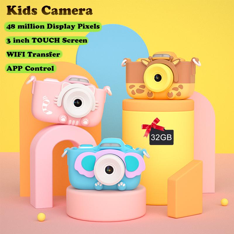 4K HD Children's Camera Digital Camera with 3 Inch Touch Screen 42MP WIFI APP for Girl Children Gift Kids Eduacation Toys
4K HD Children's Camera Digital Camera with 3 Inch Touch Screen 42MP WIFI APP for Girl Children Gift Kids Eduacation Toys