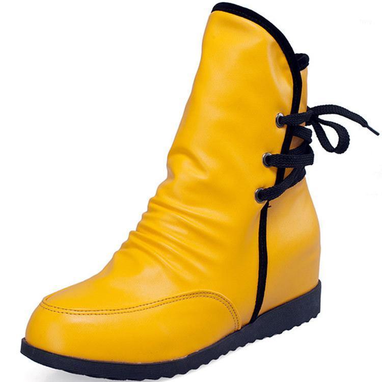 Women's Rubber Boots Fashion Womens Shoes 2021 Booties Ladies Lace Up Round Toe Rain Punk Elegant Large Size Ankle Med Wedge PU1
Women's Rubber Boots Fashion Womens Shoes 2021 Booties Ladies Lace Up Round Toe Rain Punk Elegant Large Size Ankle Med Wedge PU1
