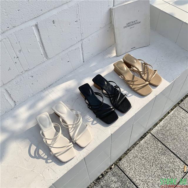Vintage Square Toe Slipper Sandals Women Narrow Band High Heel Women Sandals Elegant Square Toe Holiday S404, Black
Vintage Square Toe Slipper Sandals Women Narrow Band High Heel Women Sandals Elegant Square Toe Holiday S404, Black