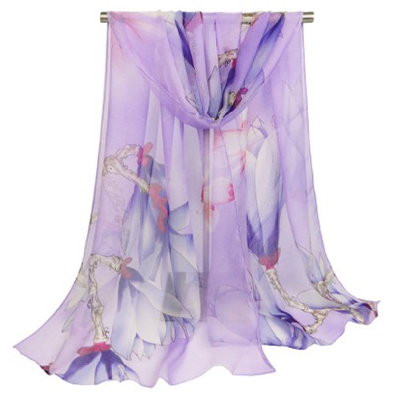 Scarves Summer Thin Beach Sunscreen Chiffon Shawl Fashion Women Lotus Printing Silk Scarf Soft Long Georgette Muslim Hijab Wrap N48
Scarves Summer Thin Beach Sunscreen Chiffon Shawl Fashion Women Lotus Printing Silk Scarf Soft Long Georgette Muslim Hijab Wrap N48
