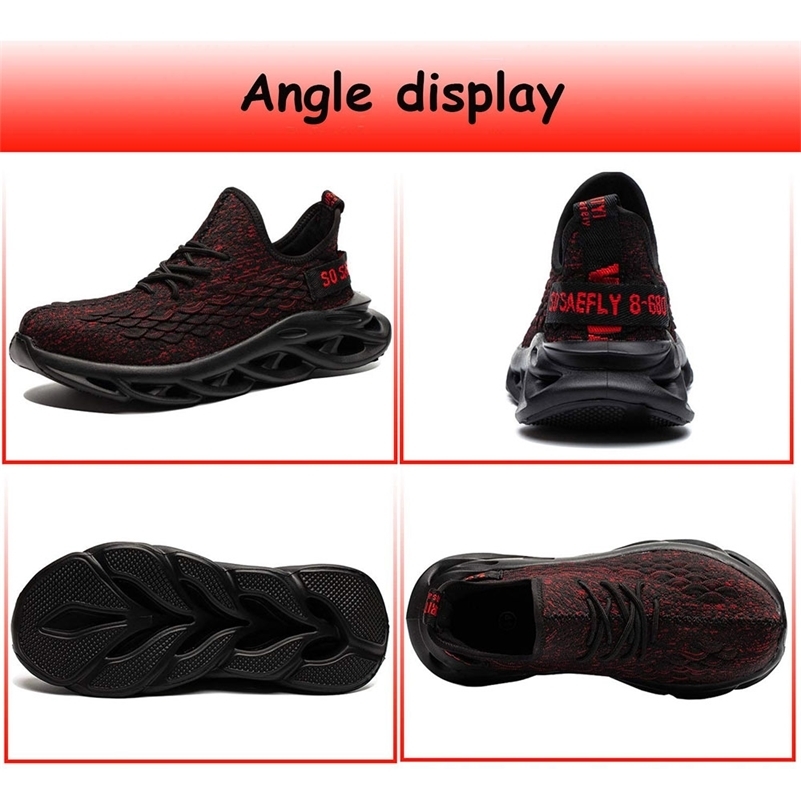 SUADEEX Steel Toe Work Shoes Construction Footwear Anti-slippery Working Safety Boots For Men Male 38-45 Y200915
