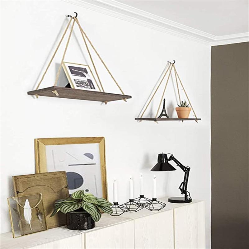 Home decoration rack wooden shelving floating shelf Plant Flower Pot Premium Wood Swing Hanging Rope Wall Mounted crafts Shelves
Home decoration rack wooden shelving floating shelf Plant Flower Pot Premium Wood Swing Hanging Rope Wall Mounted crafts Shelves