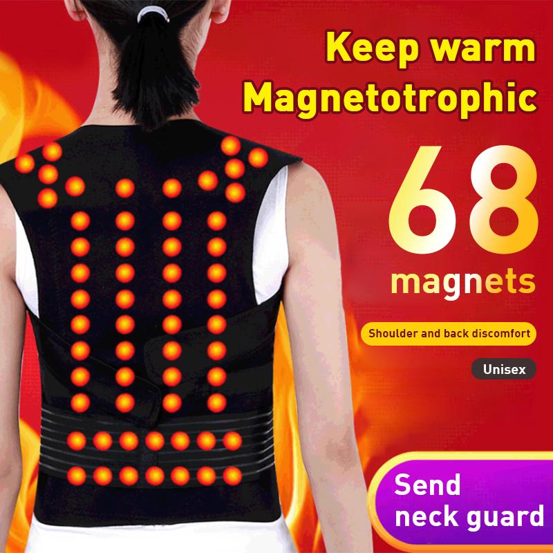 68 Magnet Tourmaline Self-heating Brace Back Belt Adjustable Adult Correction Belt Waist Trainer Shoulder Brace Support, Black
68 Magnet Tourmaline Self-heating Brace Back Belt Adjustable Adult Correction Belt Waist Trainer Shoulder Brace Support, Black