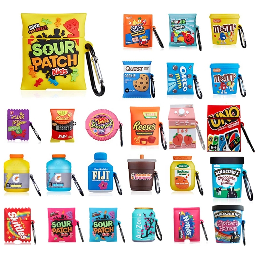 For Apple AirPods 1 2 Pro 3 Luxury 3D Cute Snacks Chocolate Cookies Case Wireless Headset Soft Silicon Earphone Protector Cover
For Apple AirPods 1 2 Pro 3 Luxury 3D Cute Snacks Chocolate Cookies Case Wireless Headset Soft Silicon Earphone Protector Cover