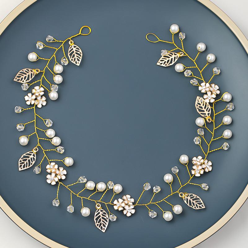 Fashion Gold Wedding Hair Accessories Pearl Crystal Flower Headband Tiara Hair Jewelry For Women Bridal Hairwear Hot
Fashion Gold Wedding Hair Accessories Pearl Crystal Flower Headband Tiara Hair Jewelry For Women Bridal Hairwear Hot