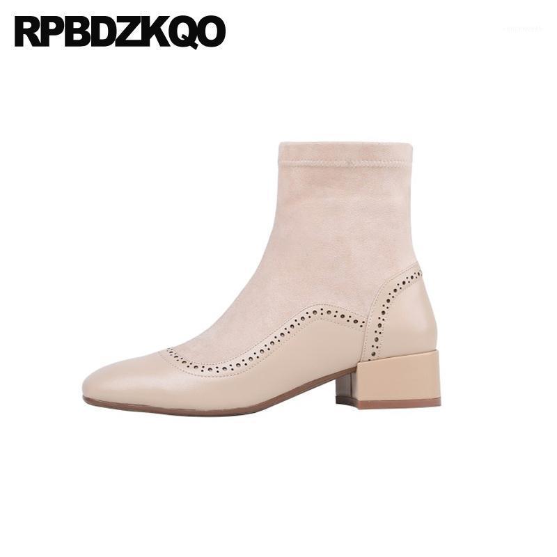 women ankle boots medium heel chunky fall genuine leather square toe 2020 slip on designer shoes autumn fur block suede thick1, Black
women ankle boots medium heel chunky fall genuine leather square toe 2020 slip on designer shoes autumn fur block suede thick1, Black