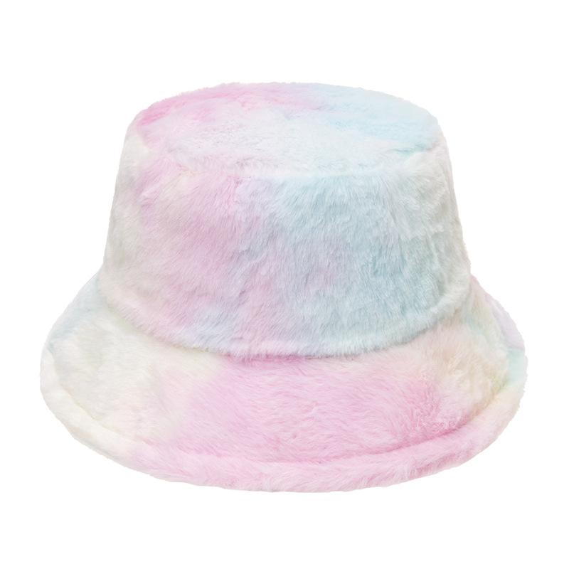 Cute Rainbow Color Bucket Hats Winter Women Fashion Tie Dye Faux Fur Plush Wool Hats Girl Fashion Casual Streetwear Caps Fishing, Yb19-3
Cute Rainbow Color Bucket Hats Winter Women Fashion Tie Dye Faux Fur Plush Wool Hats Girl Fashion Casual Streetwear Caps Fishing, Yb19-3