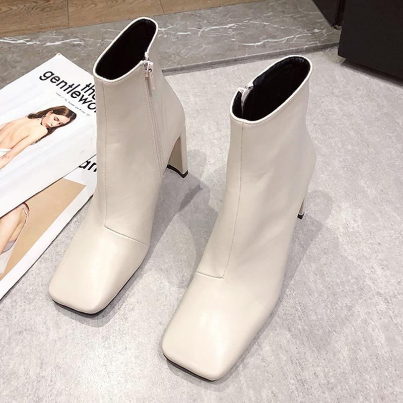 2020 New Women Boots Autumn Ankle Boots Zipper Women's Female Ladies Footwear High Heel Square Toe Solid Fretwork Heels, Beige
2020 New Women Boots Autumn Ankle Boots Zipper Women's Female Ladies Footwear High Heel Square Toe Solid Fretwork Heels, Beige