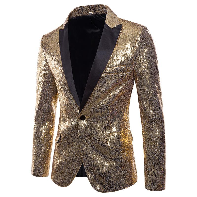 MyLoddy Men Blazer Banquet Wedding Blazer Party Sequins Bar Night Club Suit Men Coats Bright Suit Paisley, Black
MyLoddy Men Blazer Banquet Wedding Blazer Party Sequins Bar Night Club Suit Men Coats Bright Suit Paisley, Black