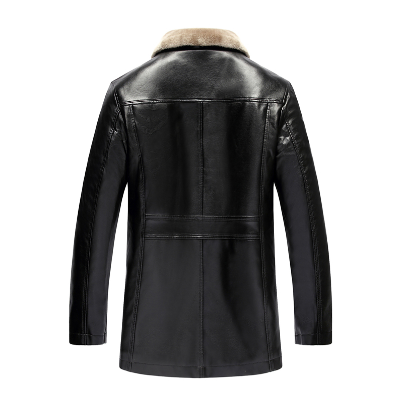 Winter Fur PU Leather Jacket Mens Plus Size 5XL Suede Leather Jackets Men Faux Fur Thick Warm Long Suede Jacket Clthing,N8013 201120