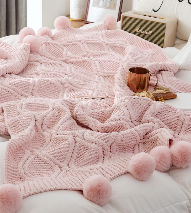 Nordic Throw Blanket Hairball Sofa Travel Blanket Pink Beige Gray Coffee Blankets Skin Friendly Blankets Children Wrap
Nordic Throw Blanket Hairball Sofa Travel Blanket Pink Beige Gray Coffee Blankets Skin Friendly Blankets Children Wrap