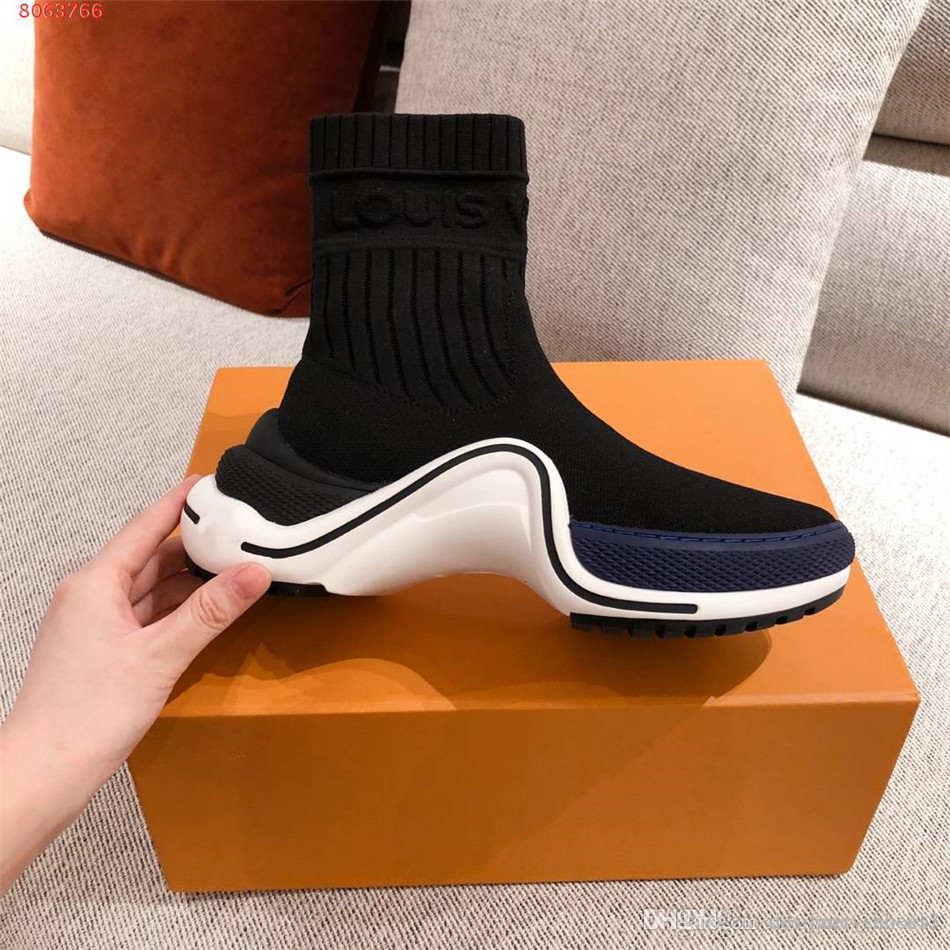 Autumn and winter new socks and ankle boots, color contrast thick bottom socks sneaker for women, Black
Autumn and winter new socks and ankle boots, color contrast thick bottom socks sneaker for women, Black
