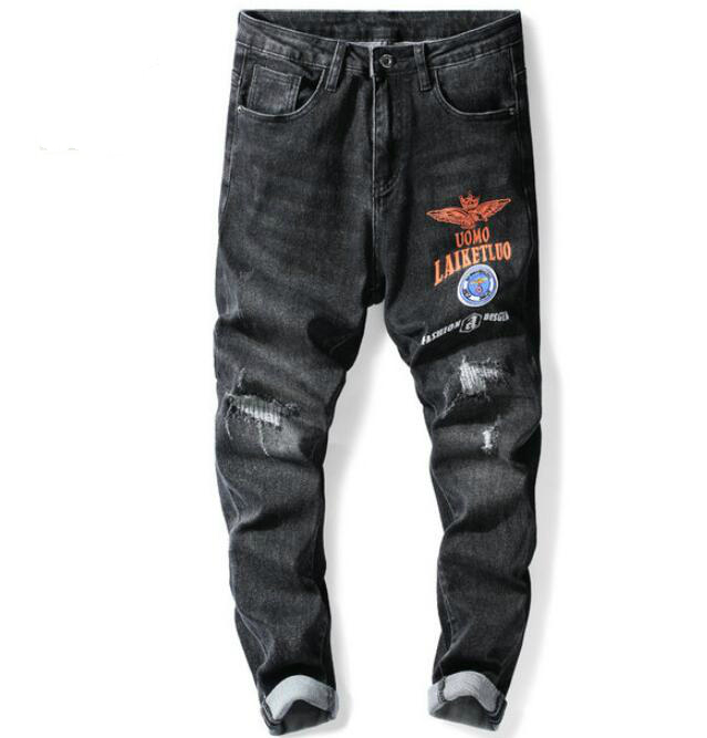 21SS Men's brand Designers Jeans Distressed Ripped Slim Fit Biker Denim pants Mens Leisure fashion high quality Jeans K1419, Black
21SS Men's brand Designers Jeans Distressed Ripped Slim Fit Biker Denim pants Mens Leisure fashion high quality Jeans K1419, Black