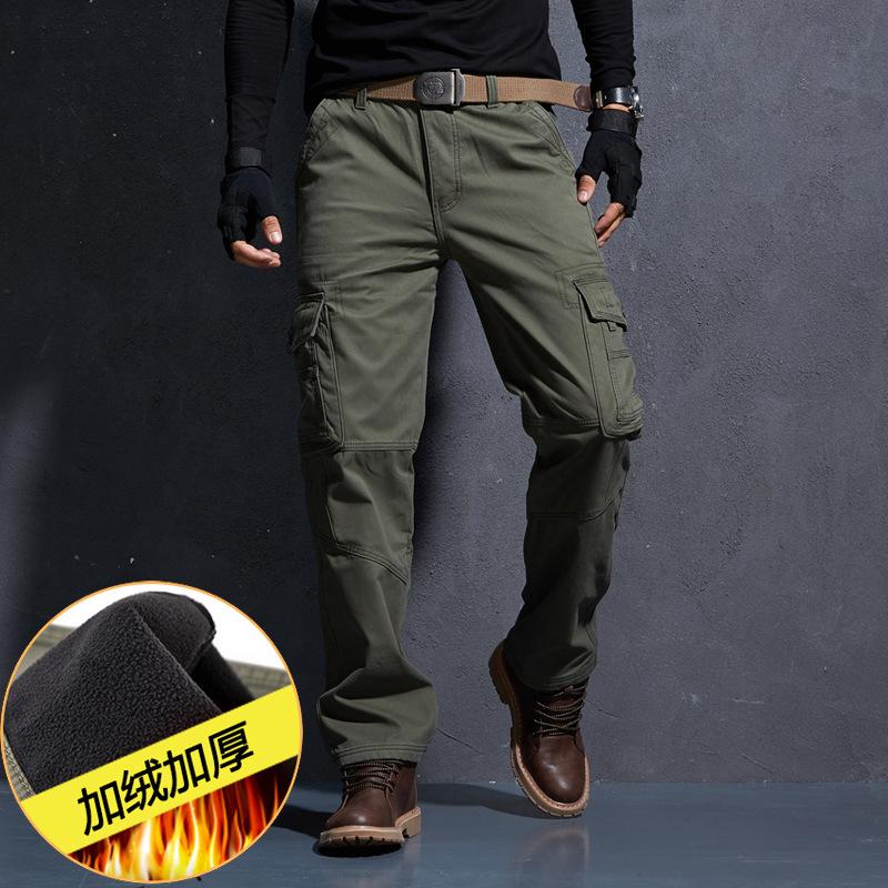 Men's Winter Plus Velvet Cargo Pants 2020 New Casual Thick Warm Cotton Tactical Pants Trousers Man Loose Cargo, Black
Men's Winter Plus Velvet Cargo Pants 2020 New Casual Thick Warm Cotton Tactical Pants Trousers Man Loose Cargo, Black