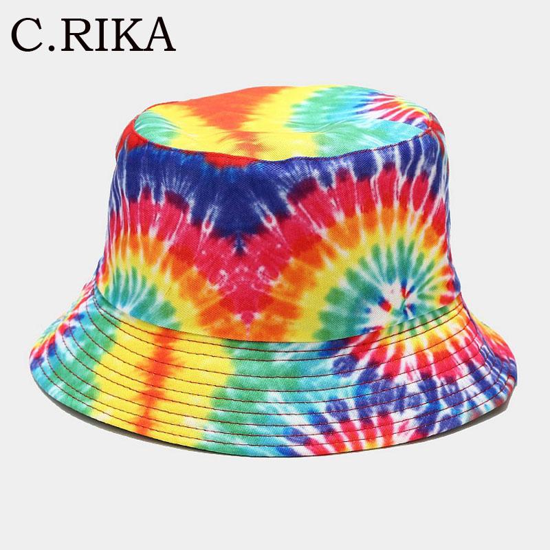New Design Women Reversible Bucket Hat Bob Rainbow Tie Dye Print Pattern Lady Girls Hip Hop Panama Fisherman Caps Dropshipping, Red
New Design Women Reversible Bucket Hat Bob Rainbow Tie Dye Print Pattern Lady Girls Hip Hop Panama Fisherman Caps Dropshipping, Red
