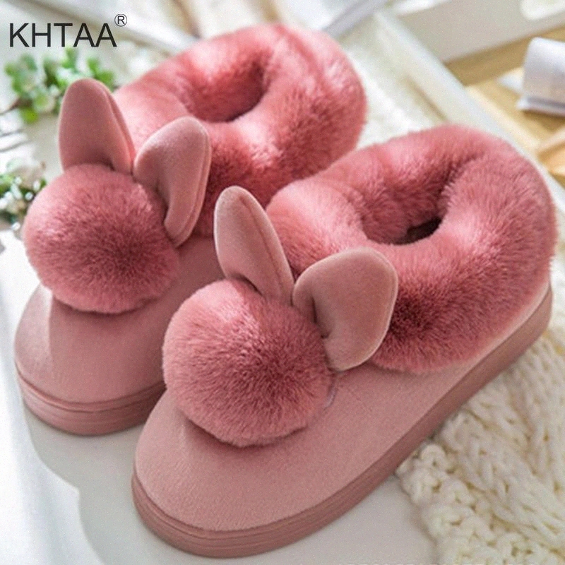 Indoor Slippers Warm Winter Female Slipper Home Shoes Furry Rabbit Ears Plush Velvet Plus Size Ladies Soft Comfort Footwear #BG3x, Black
Indoor Slippers Warm Winter Female Slipper Home Shoes Furry Rabbit Ears Plush Velvet Plus Size Ladies Soft Comfort Footwear #BG3x, Black