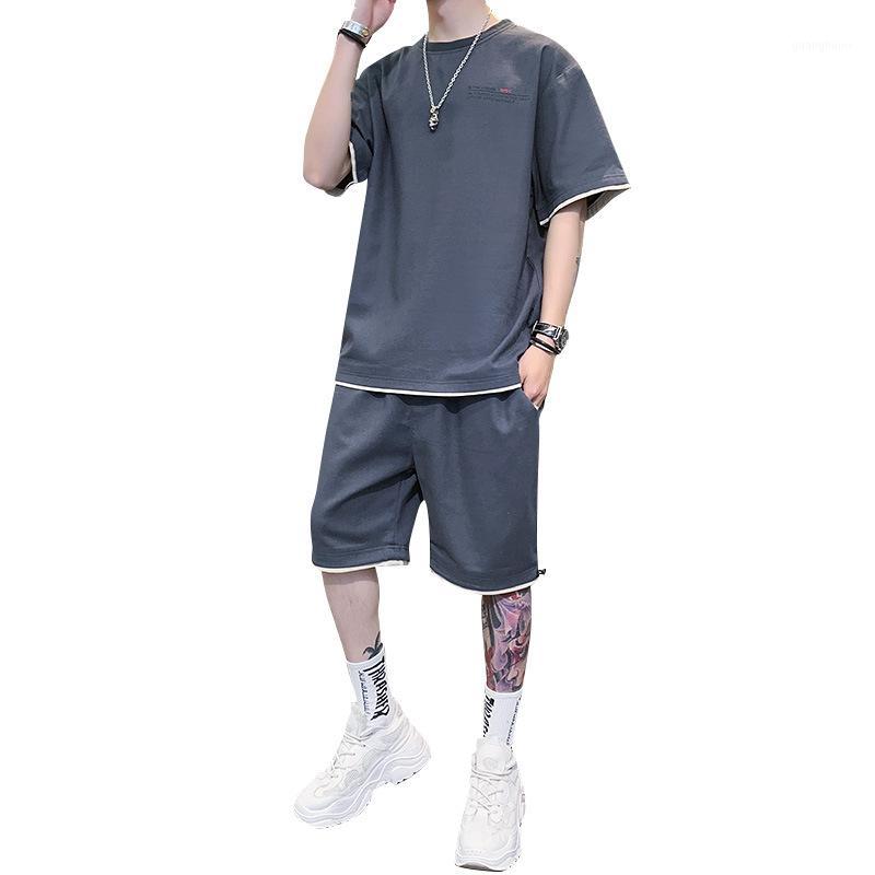 2020 Men's Summer Fashion Short-sleeved Sport Suit Sport Running Two-piece Suit Loose Casual Solid Fitness1, Khaki
2020 Men's Summer Fashion Short-sleeved Sport Suit Sport Running Two-piece Suit Loose Casual Solid Fitness1, Khaki