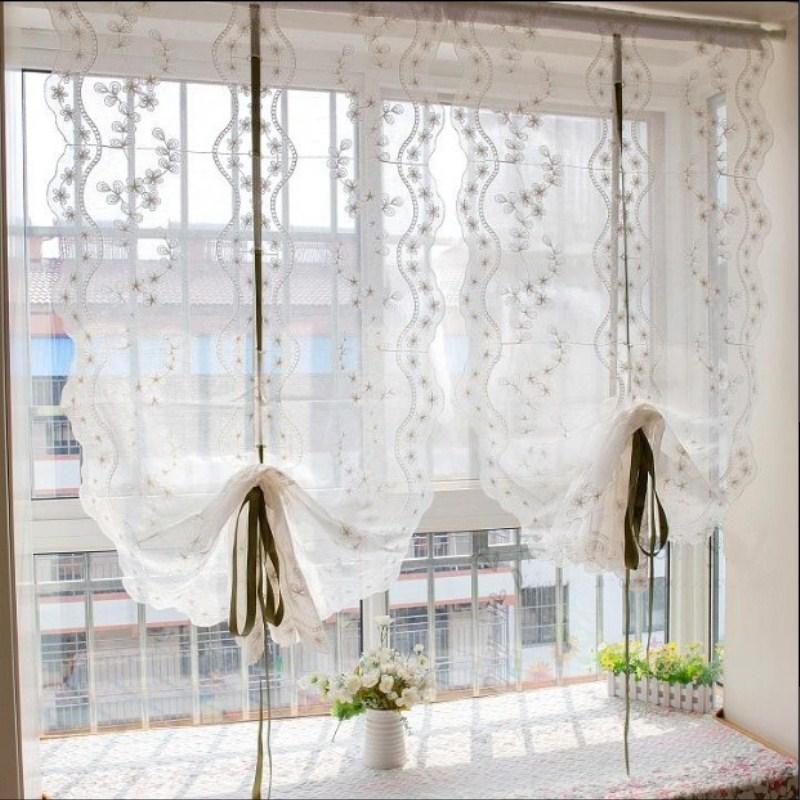 JUYANG Imitation linen polyester tulle curtains. Wool embroidery Roman blinds. Decorative balloon curtains, 1 piece
JUYANG Imitation linen polyester tulle curtains. Wool embroidery Roman blinds. Decorative balloon curtains, 1 piece