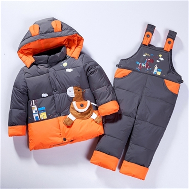 Kids Winter Jacket Overalls Down Jacket For Boys Girls Children Outerwear Toddler Baby Parka Jumpsuits Horse Coat Pant Set 2PCS 201102, Yellow horse
Kids Winter Jacket Overalls Down Jacket For Boys Girls Children Outerwear Toddler Baby Parka Jumpsuits Horse Coat Pant Set 2PCS 201102, Yellow horse