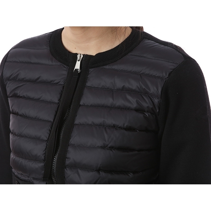Autumn New Women's Jacket Basic Light Knitting Winter Solid Coat Female Slim Fashion Outerwear Black/white Colors 201031