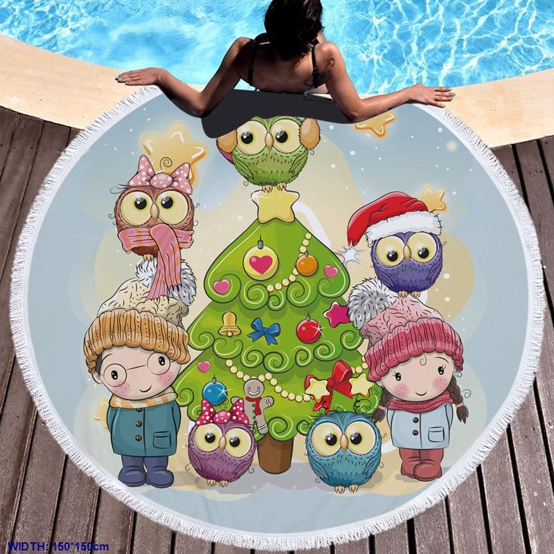 Towel 1pcs 150*150cm DIY Merry Christmas Microfiber And Tassel Printed Can Be Used For Picnic Beach Catoon
Towel 1pcs 150*150cm DIY Merry Christmas Microfiber And Tassel Printed Can Be Used For Picnic Beach Catoon