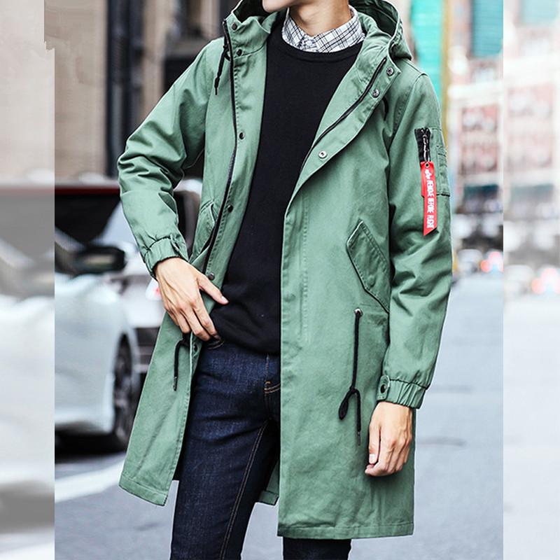 Autumn Long Trench Coat Cotton Spring Hip Hop Japanese Coat Streetwear Men's Hooded Army Green Casual Jacket Windbreaker, Black
Autumn Long Trench Coat Cotton Spring Hip Hop Japanese Coat Streetwear Men's Hooded Army Green Casual Jacket Windbreaker, Black