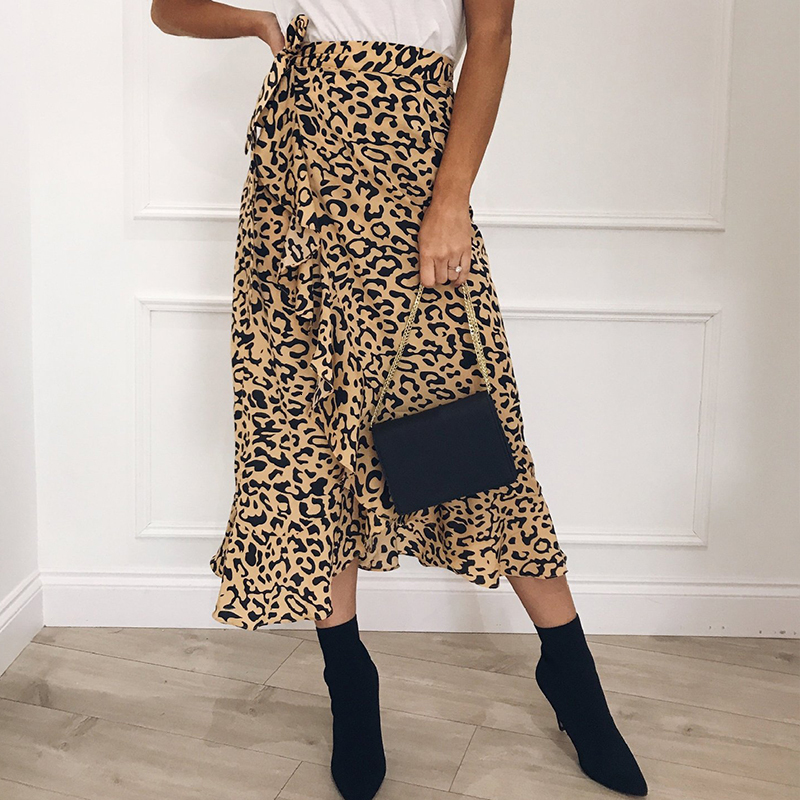 2021 New Women High Waist Leopard Print Wrap Skirt Autumn Casual Slim Long Ruffles Fladas Female Elegant Irregular a Line Maxi Skirts 9yii, 02
2021 New Women High Waist Leopard Print Wrap Skirt Autumn Casual Slim Long Ruffles Fladas Female Elegant Irregular a Line Maxi Skirts 9yii, 02