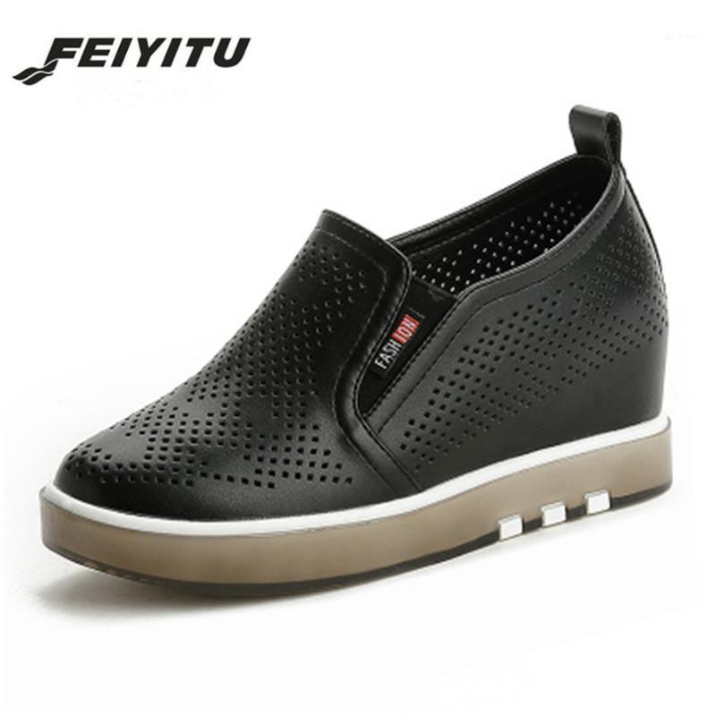 FeiYiTu New platform wedge heel Sneakers Lady Shoes with increased platform sole Spring autumn female fashion casual Slip on1, Black
FeiYiTu New platform wedge heel Sneakers Lady Shoes with increased platform sole Spring autumn female fashion casual Slip on1, Black