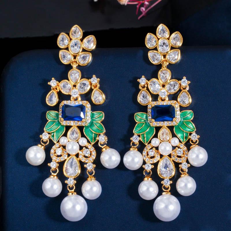 Stud Pearl Leaf Tassel Earrings For Women Safed Needle Noble Temperament Fresh Luxary Vintage Versatile Party Jewelry Gift
Stud Pearl Leaf Tassel Earrings For Women Safed Needle Noble Temperament Fresh Luxary Vintage Versatile Party Jewelry Gift